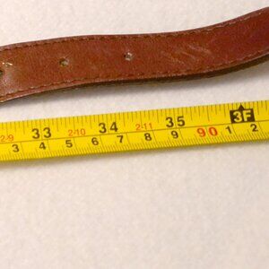 Fossil Patchwork and Leather Belt